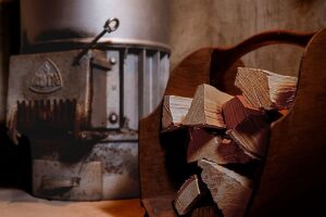 Saunan kiuas perinnesauna.